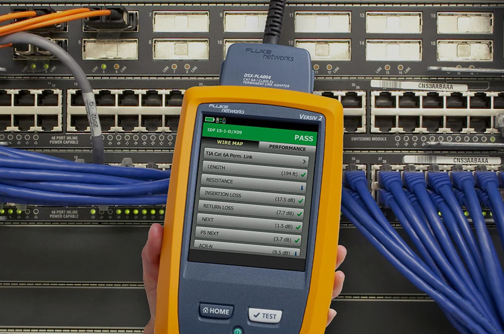 ✭ Certifié <span style="color: #FFFFFF;">|| Fluke</span> Networks