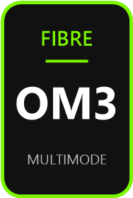 Badge om3 Fibre optique multimode OM3